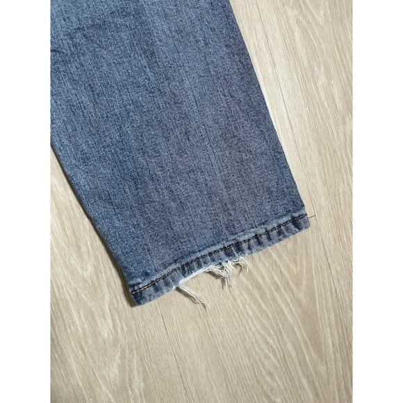 Levis 505 Jeans Mens 34x30 Blue Regular Straight Y2K Mid Rise Medium Wash Denim - Picture 13 of 16